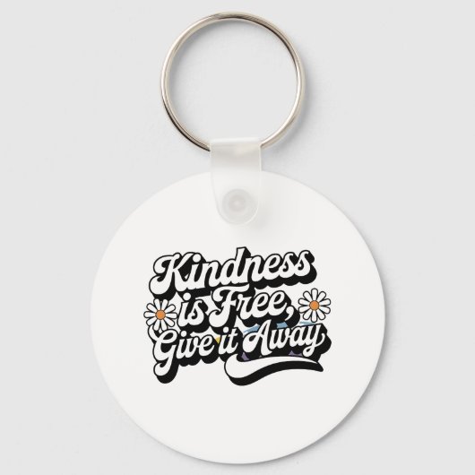 「親切は自由与えだよ遠くに」 キーホルダー (正面)
