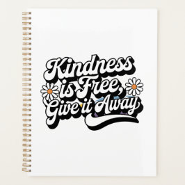 「親切は自由与えだよ遠くに」 プランナー手帳