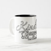 親切は言葉である ツートーンマグカップ (正面左)