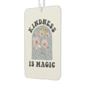 親切は魔法ヴィンテージ花 カーエアーフレッシュナー (左)