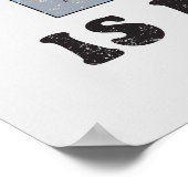 親切は魔法ヴィンテージ花 ポスター (角)