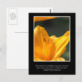 親切をするのにあまり長く待つな ポストカード (正面/裏面)