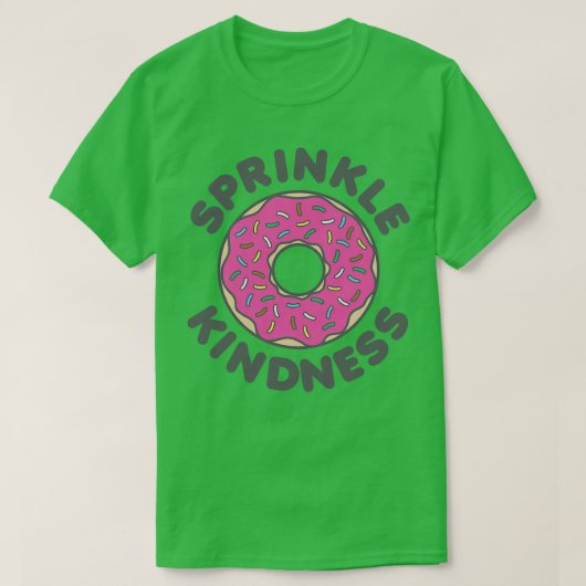 親切を振りかける Tシャツ (デザイン正面)