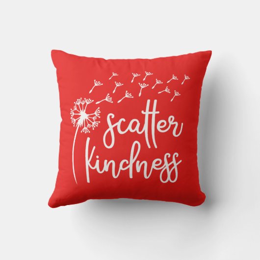 親切を散らかす クッション (裏面)