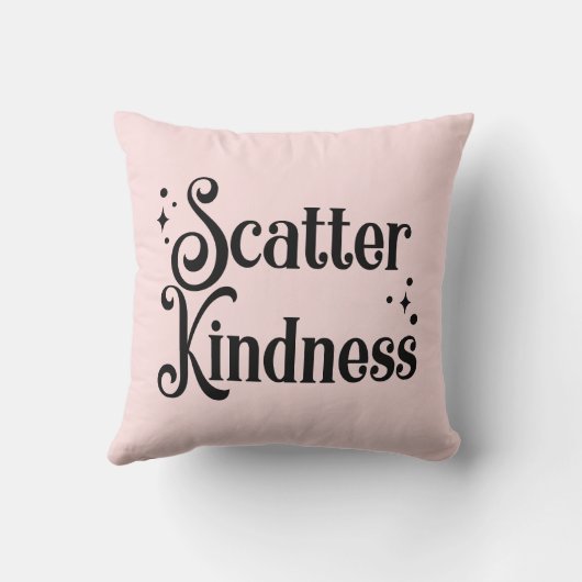 親切を散らかす クッション (裏面)