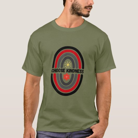 親切を選び、世界をより親切にする Tシャツ (正面)