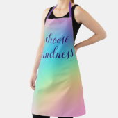 「親切を選ぶ」パステルレインボーグラデーションエプロン エプロン (インサイチュ)