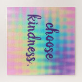 「親切を選ぶ」挑戦的なパステルパズル ジグソーパズル (横)