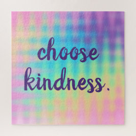 「親切を選ぶ」挑戦的なパステルパズル ジグソーパズル