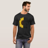 親切を選択する勇気ユニティ平和ひまわりユニット Tシャツ (正面フル)