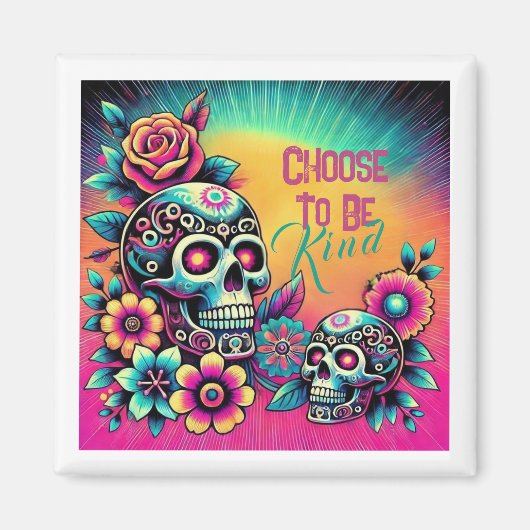 親切を選択 マグネット (正面)