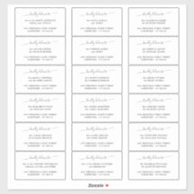 親切エレガントにゲストにデリバリー住所 シール