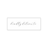 親切エレガントに封筒に結婚お届け セルフインキングスタンプ (デザイン)