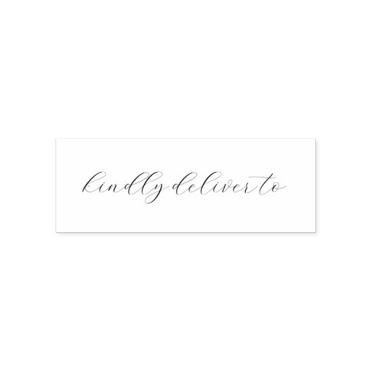 親切エレガントに封筒に結婚お届け セルフインキングスタンプ (デザイン)