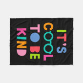 親切カッコいいに フリースブランケット (正面(横))