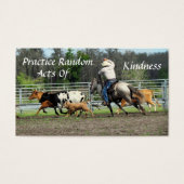 親切カードのランダムな行為 – Cowboy Roundup (正面)