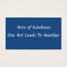 親切シンプルカード行為