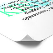 親切ポスター ポスター (角)