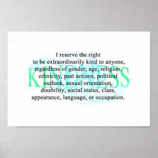 親切ポスター ポスター