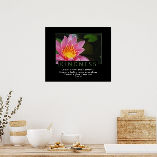 親切ポスター ポスター (キッチン)