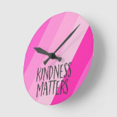 親切事モダンフェミニンガーリー色 ラウンド壁時計 (傾斜)