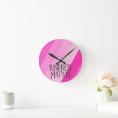 親切事モダンフェミニンガーリー色 ラウンド壁時計 (ホーム)