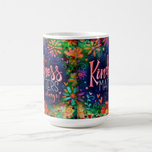 親切事項おもしろいフローラインスピリシティコーヒーマグ コーヒーマグカップ (中央)