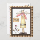 親切天使ポストカードの種をまく ポストカード (正面/裏面)