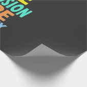 親切平和平等ラブインクルージョン希望ダイバー ラッピングペーパー (角)