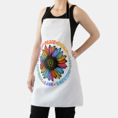 親切平和平等ラブホープ多様性ヒト エプロン (インサイチュ)