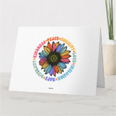 親切平和平等ラブホープ多様性ヒト カード (裏面)