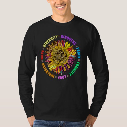 親切平和平等包括人権サン Tシャツ (正面)
