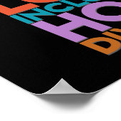 親切平和支援地球世界平和デー恋人 ポスター (角)