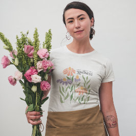 親切心で自分を扱うボホフローラ Tシャツ