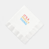 親切心のある物だ 縁ありランチョンナプキン (角)