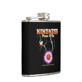 親切心 – ビニールフラスコに包まれた渡す フラスク (右)