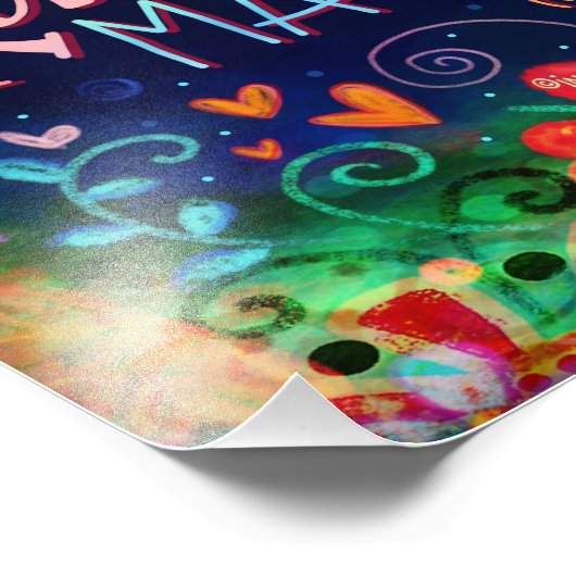 親切感動的が学校の教室で重要 フォトプリント (角)