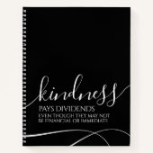 親切感動的は配当する… ノートブック (正面)