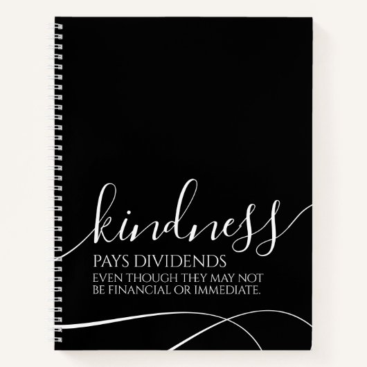 親切感動的は配当する… ノートブック (正面)