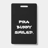 親切指導者ラベルパス券幼稚園 バッジ (裏面)