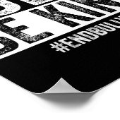 親切日ユニティ日オレンジいじめないじめ ポスター (角)