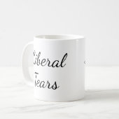 親切札はおもしろいで保守的な政治マグを引き裂きます コーヒーマグカップ (正面左)