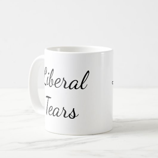 親切札はおもしろいで保守的な政治マグを引き裂きます コーヒーマグカップ (正面左)