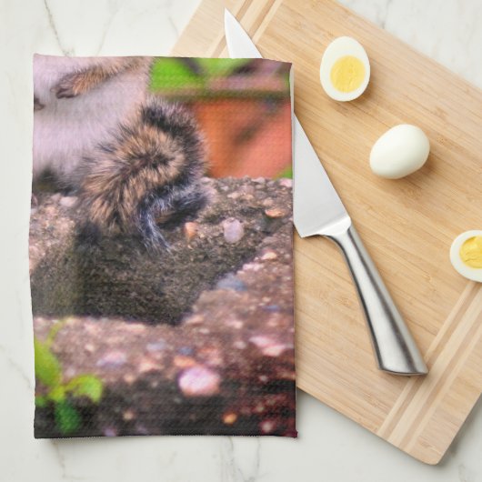 親切行為感動的引用文 キッチンタオル (四つ折り)