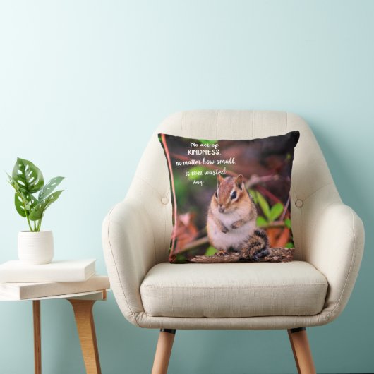 親切行為感動的引用文 クッション (椅子)
