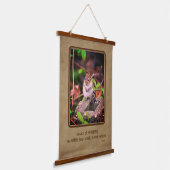 親切行為感動的引用文 吊り下げ型タペストリー (傾斜あり)