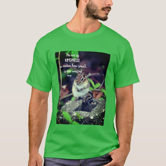 親切行為感動的引用文 Tシャツ (正面)