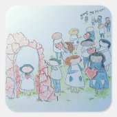 親切行為 スクエアシール (正面)