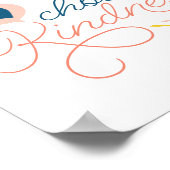 親切記号を選択 ポスター (角)