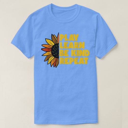 親切遊に学は親切な繰り返し統一の日いじめなし Tシャツ (デザイン正面)